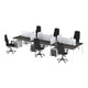 6-way A-frame Cluster Desks
