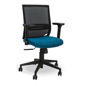 Comet ergonomic mid back office chair with lumbar support from Desk & Chair shop