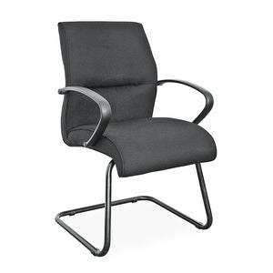 Rio bonded leather office visitors chair with arms from Desk & Chair shop