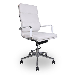 Anchorage High Back Office Chair - White