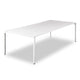 Connect Smart Bench Boardroom Table – White