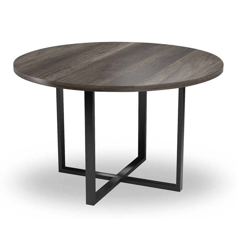 Stanley Round Conference Table – Monument Oak – Desk & Chair Specialists