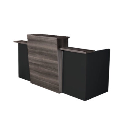 Harvard Reception Counter Monument Oak & Black