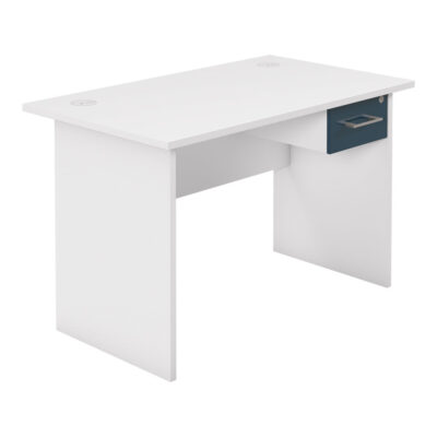Bubble Range Single Panel Desk - 1200x600 Petrol Blue