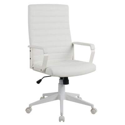 Dakota White Office Chair